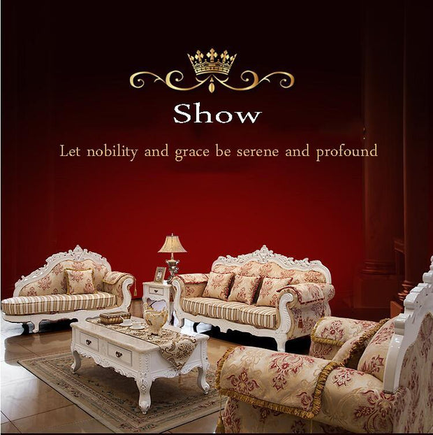 living room furniture modern fabric sofa European sectional sofa set 1038