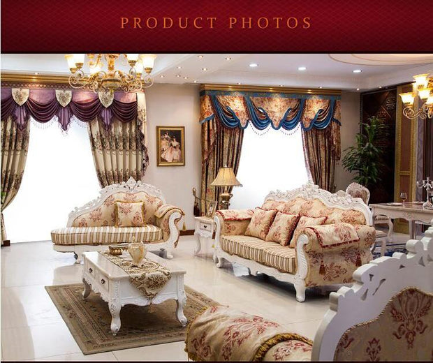 living room furniture modern fabric sofa European sectional sofa set 1038