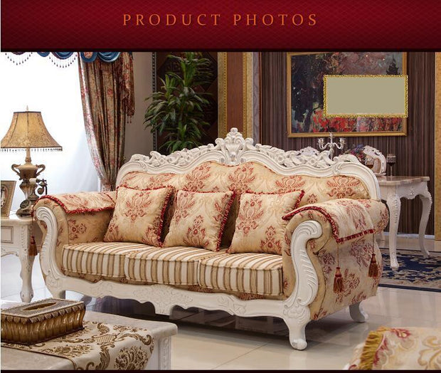 living room furniture modern fabric sofa European sectional sofa set 1038