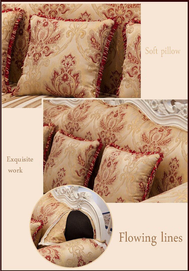 living room furniture modern fabric sofa European sectional sofa set 1038