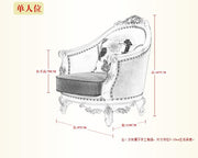 Fashion European Style Sofa 123 Modern Leather Sofa Set Living Room Furniture PRF5001 for big house