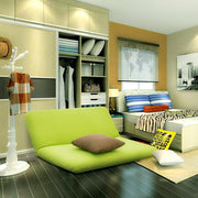 Double Folded Floor Sofa Bed free Adjustable Sofa Plaid Japanese Furniture Living Room Reclining Chair cover removable