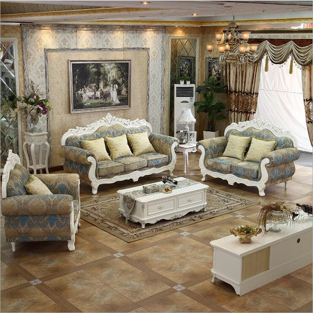 living room furniture modern fabric sofa European sectional sofa set 1037